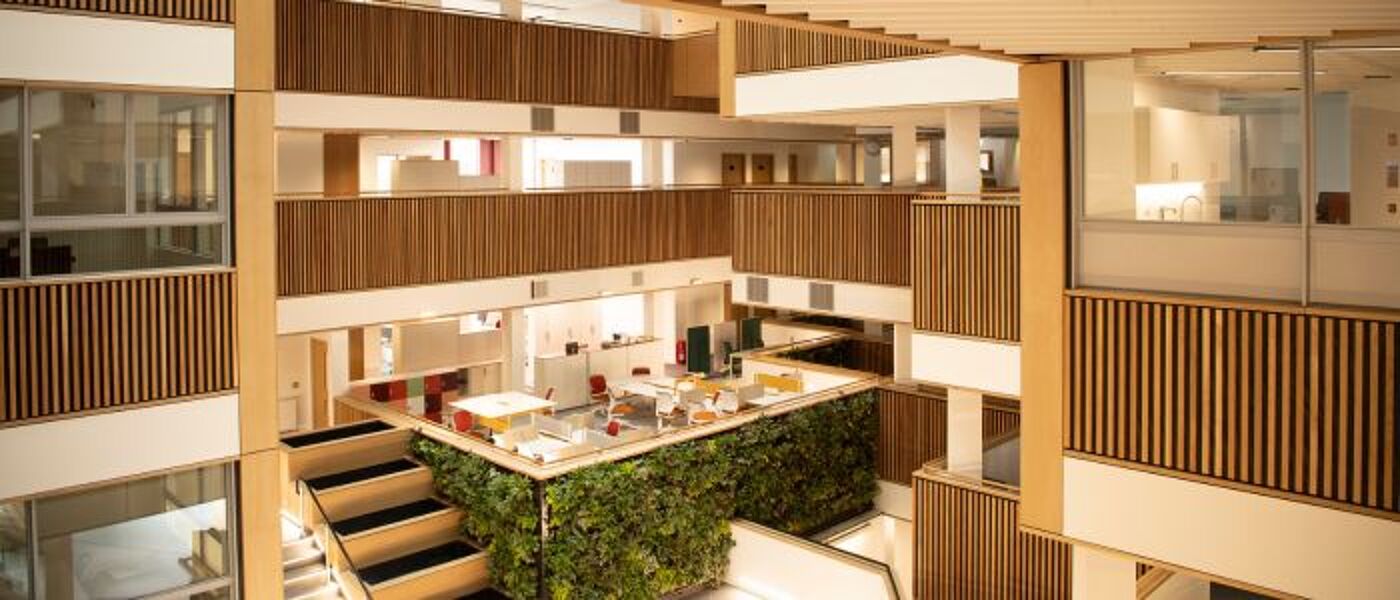 Interior of the Clarice Pears building